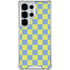 Neon Checkered Galaxy S25 Ultra Clear Case